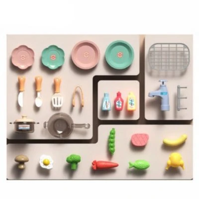 Enbaoxin BBQ-Einkaufswagen Kinder Küchenwagen BBQ Spielset Mit Lichtern Und Musik, Küche Lebensmittel Obst Zubehör, 25 Teile, Geburtstagsgeschenke Für 3, 4, 5, 6, 7, 8 Jahre Alte Jungen Und Mädchen 5 Enbaoxin BBQ-Einkaufswagen Kinder Küchenwagen BBQ Spielset Mit Lichtern Und Musik, Küche Lebensmittel Obst Zubehör, 25 Teile, Geburtstagsgeschenke Für 3, 4, 5, 6, 7, 8 Jahre Alte Jungen Und Mädchen – Bild 5