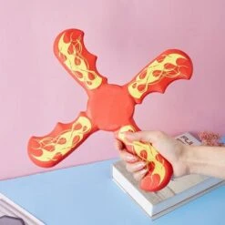 Enbaoxin Soft Bumerang Für Kinder 1PC Bumerang Outdoor-Sportspielzeug