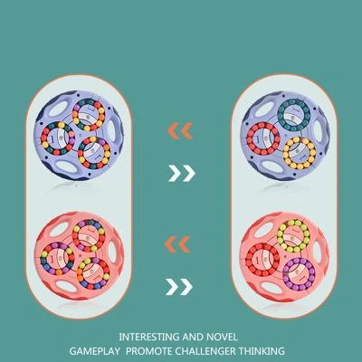 Enbaoxin Rotierender Magic Beans Würfel Mit Fingerspitze Lernspielzeug Für Kinder 2 Enbaoxin Rotierender Magic Beans Würfel Mit Fingerspitze Lernspielzeug Für Kinder – Bild 2