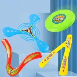 Enbaoxin Bumerang Dreieckige Fliegende Untertasse Für Kinder Bumerang Spielzeug Für Kinder Im Freien -Enbaoxin Verkaufsgeschäft 30244861 04