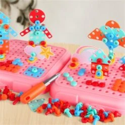 Enbaoxin Simulation Schraube Toolbox Bohrmaschine DIY Praktische Demontage Bohrmaschine Montage Puzzle Kinderspielzeug Kinder DIY Demontage Montage Puzzlespiel Simulation DIY Kinderspielzeug Zum Zerlegen Und Z -Enbaoxin Verkaufsgeschäft 30244926 03