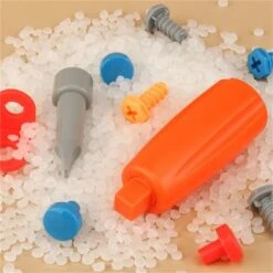 Enbaoxin Elektrische Bohrmaschine DIY Demontage Und Montage Puzzle Spielzeugkiste Für Kinder Simulierter Schraubwerkzeugkasten Für Kinder -Enbaoxin Verkaufsgeschäft 30245013 03