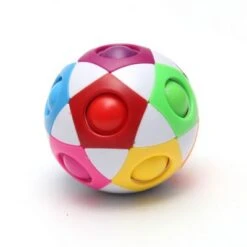 Enbaoxin 12 Loch Regenbogenball Geschicklichkeitsspiel Für Kinder Und Erwachsene Spannendes Knobelspiel