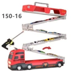 Enbaoxin Jungen Verwandeln Spielzeugauto-Set Klappbares Ferngesteuertes Kinderauto Aus Aluminiumlegierung