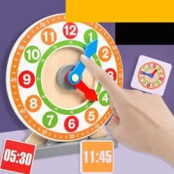 Enbaoxin Lehrmittel Für Die Zeiterfassung Von Kindern Holzuhr Für Kinder -Enbaoxin Verkaufsgeschäft 30320659 03