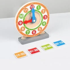 Enbaoxin Lehrmittel Für Die Zeiterfassung Von Kindern Holzuhr Für Kinder -Enbaoxin Verkaufsgeschäft 30320659 04