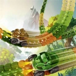 Enbaoxin Dinosaurier-Vielfalt DIY Zusammengebautes Set Pädagogisches Dinosaurier-Autospielzeug Für Kinder -Enbaoxin Verkaufsgeschäft 30320688 03