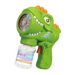 Enbaoxin Seifenblasenspielzeug Für Kinder 10 Loch Dinosaurier Elektrische Bubble Gun Spielzeug Für Kinder