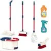 Enbaoxin Simulation Staubsauger Spielzeug Für Kinder Kinder Sweeper Reinigungswerkzeug-Set
