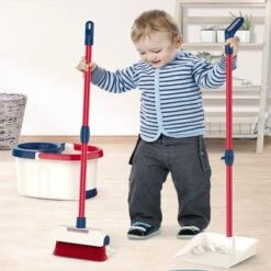 Enbaoxin Simulation Staubsauger Spielzeug Für Kinder Kinder Sweeper Reinigungswerkzeug-Set -Enbaoxin Verkaufsgeschäft 30348065 04