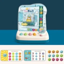 Enbaoxin Tischspielzeug Zum Ballfangen Für Kinder Puzzle Rolling Ball Toy Track Elektrisches