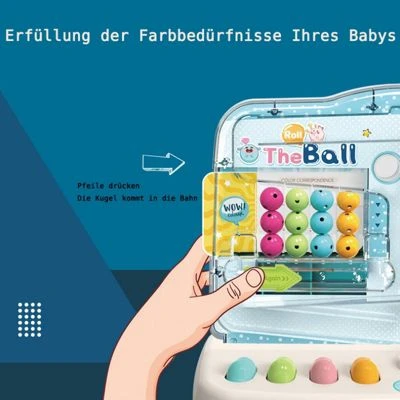 Enbaoxin Tischspielzeug Zum Ballfangen Für Kinder Puzzle Rolling Ball Toy Track Elektrisches 2 Enbaoxin Tischspielzeug Zum Ballfangen Für Kinder Puzzle Rolling Ball Toy Track Elektrisches – Bild 2