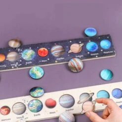 Enbaoxin Acht Planeten Passende Spiel Sensorischen Denken Lernen Spielzeug Solar System Puzzle Spielzeug Für Kinder Junge Mädchen -Enbaoxin Verkaufsgeschäft 30348089 05