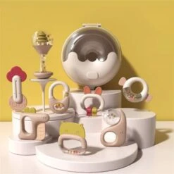 Enbaoxin Pädagogische Handrasseln Neugeborenes Spielzeug Babyspielzeug Baby-Rassel-Spielzeug-Set Für Kinder -Enbaoxin Verkaufsgeschäft 30348097 03