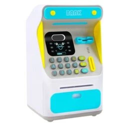 Enbaoxin Simulation Passwort Tresorfach Lernspielzeug Simulierte Gesichtserkennungs-ATM