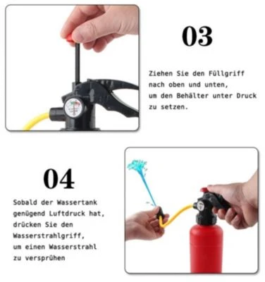Enbaoxin Wasser Pistole Spielzeug Wasserspielzeug Kinder Tragbare Squirter Simulation Feuerlöscher Stil Feuerwehrmann Kostüm Geschenk Pretend Spielen Spielzeug 3 Enbaoxin Wasser Pistole Spielzeug Wasserspielzeug Kinder Tragbare Squirter Simulation Feuerlöscher Stil Feuerwehrmann Kostüm Geschenk Pretend Spielen Spielzeug – Bild 3