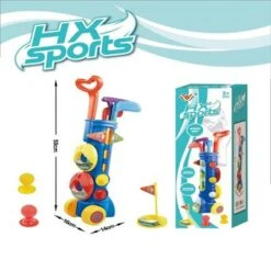 Enbaoxin Minigolfsets Spielzeug Set Für Kinder Interaktives Kindergolfspielzeug Für Den Innenbereich