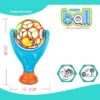 Enbaoxin Baby Rasseln Weiche Hand Glocke Greifen Loch Ball Spiel Beißring Spielzeug Entwicklung Intelligenz Pädagogisches Spielzeug Für Kinder