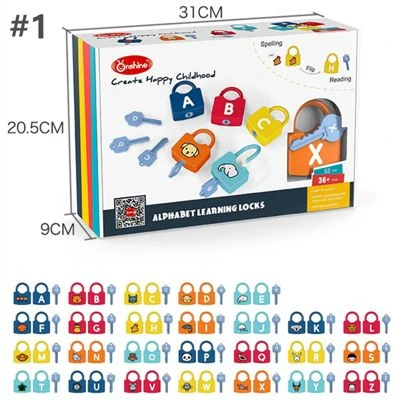 Enbaoxin Alphanumerisches Schlosspickerspielzeug Kinder Entsperren Sie Das Lernen Von Zahlen Lehrmittel Digitales 1 Enbaoxin Alphanumerisches Schlosspickerspielzeug Kinder Entsperren Sie Das Lernen Von Zahlen Lehrmittel Digitales