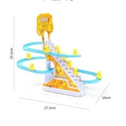 Enbaoxin Elektrotriebwagen-Puzzlespiel Für Kinder Entenküken Beim Treppensteigen Abenteuer Kurvenreiche Spielzeug Für Kinder -Enbaoxin Verkaufsgeschäft 30440835 06