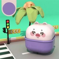 Enbaoxin Lustige Presse Cartoon Tier Eltern-Kind Interaktives Spielzeug Presseauto Kinderspielzeug Für Den Unterricht -Enbaoxin Verkaufsgeschäft 30455957 04