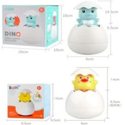 Enbaoxin Schwimmendes Wassersprühei Kinderbadespielzeug Bad Schwimmendes Wasserspritz-Ei Kinder-Wasserspielzeug -Enbaoxin Verkaufsgeschäft 30482895 04