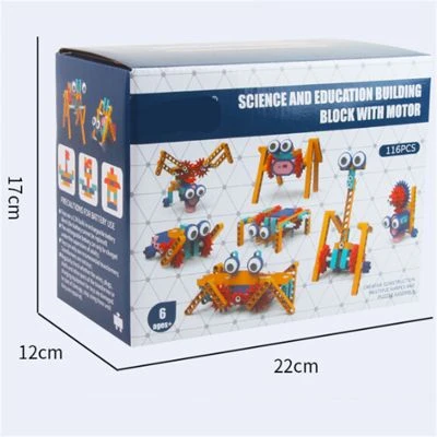 Enbaoxin DIY Elektrische Wissenschafts Bildung Große Partikel Baustein Spielzeug Bauklötze Mechanisches Getriebe Kinderpuzzle Manuelle Montage 6 Enbaoxin DIY Elektrische Wissenschafts Bildung Große Partikel Baustein Spielzeug Bauklötze Mechanisches Getriebe Kinderpuzzle Manuelle Montage – Bild 6