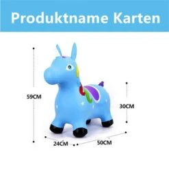 Enbaoxin Hopping Pferd Aufblasbare Fahrt-auf Springen Tier Spielzeug Aufblasbares Spielzeug Für Kinder -Enbaoxin Verkaufsgeschäft 30585998 03