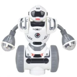 Enbaoxin Elektrischer Roboter Ton Und Licht Musik Roboterspielzeug Intelligente Elektrische Roboterspielzeuge Lernspiele