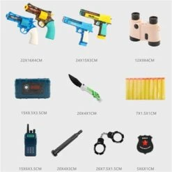 Enbaoxin Wasserpistole 2 In 1 Kinderspielzeug Pistolenset Simulation Revolver Spielzeugpistole -Enbaoxin Verkaufsgeschäft 30586037 06