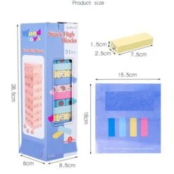 Enbaoxin Tierblöcke Buntes Stapelspielzeug Für Kinder Interaktives Buntes Holzspielzeug Für Kinder -Enbaoxin Verkaufsgeschäft 30586045 06