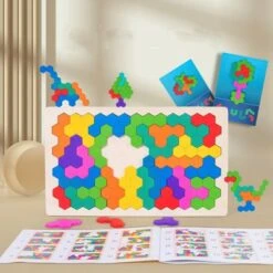 Enbaoxin Puzzle Spielzeug Kinder Pädagogische Frühes Lernen Hands-on Gehirn Wabe Kreatives Puzzle Holzspielzeug 8 Enbaoxin Puzzle Spielzeug Kinder Pädagogische Frühes Lernen Hands-on Gehirn Wabe Kreatives Puzzle Holzspielzeug -Enbaoxin Verkaufsgeschäft 30586056 03