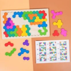 Enbaoxin Puzzle Spielzeug Kinder Pädagogische Frühes Lernen Hands-on Gehirn Wabe Kreatives Puzzle Holzspielzeug 9 Enbaoxin Puzzle Spielzeug Kinder Pädagogische Frühes Lernen Hands-on Gehirn Wabe Kreatives Puzzle Holzspielzeug -Enbaoxin Verkaufsgeschäft 30586056 04