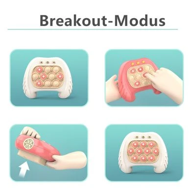 Enbaoxin Kinder Puzzle Musik Spielmaschine Handheld-Spielmaschine Gopher Kinder-Memory-Spiel 4 Enbaoxin Kinder Puzzle Musik Spielmaschine Handheld-Spielmaschine Gopher Kinder-Memory-Spiel – Bild 4