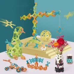 Enbaoxin 36 Stück Mehrfarbige Weiche Bausteine Spielzeug Weisheitspuzzle Pädagogische Puzzlespielzeuge -Enbaoxin Verkaufsgeschäft 30628150 03