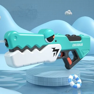 Enbaoxin Elektrische Wasserpistole Kinderspielzeug Für Draußen Automatisches Wasserpistolen-Spielzeug Mit Großem Fassungsvermögen 1 Enbaoxin Elektrische Wasserpistole Kinderspielzeug Für Draußen Automatisches Wasserpistolen-Spielzeug Mit Großem Fassungsvermögen