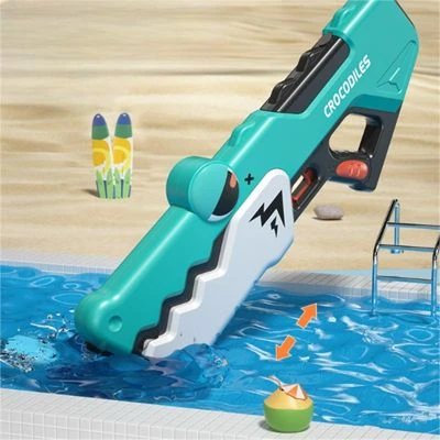 Enbaoxin Elektrische Wasserpistole Kinderspielzeug Für Draußen Automatisches Wasserpistolen-Spielzeug Mit Großem Fassungsvermögen 2 Enbaoxin Elektrische Wasserpistole Kinderspielzeug Für Draußen Automatisches Wasserpistolen-Spielzeug Mit Großem Fassungsvermögen – Bild 2
