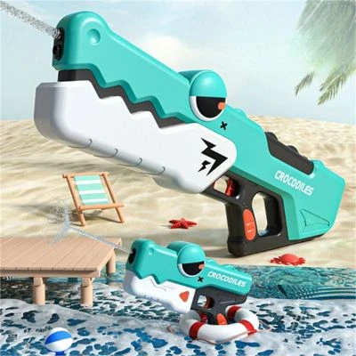 Enbaoxin Elektrische Wasserpistole Kinderspielzeug Für Draußen Automatisches Wasserpistolen-Spielzeug Mit Großem Fassungsvermögen 4 Enbaoxin Elektrische Wasserpistole Kinderspielzeug Für Draußen Automatisches Wasserpistolen-Spielzeug Mit Großem Fassungsvermögen – Bild 4