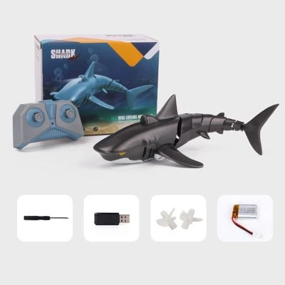 Enbaoxin Elektrische Simulation Unterwasser Shark Spielzeug Für Kinder 2.4G RC Shark Simulation Elektrischer Spielzeug 1 Enbaoxin Elektrische Simulation Unterwasser Shark Spielzeug Für Kinder 2.4G RC Shark Simulation Elektrischer Spielzeug
