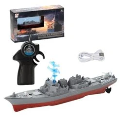 Enbaoxin 2.4G Fernbedienungs-Spielzeugbootsmodell Für Kinder (aufblasbares Poolset) Mini Elektrisches Ferngesteuertes Ferngesteuerte Boote(aufblasbares Poolset)