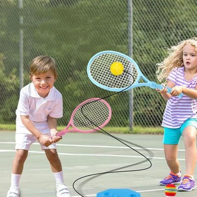 Enbaoxin Tennisschläger Für Kinder Geschenkset Tennisschlägerset Einzelner Trainingsschläger Für Kinder 5 Enbaoxin Tennisschläger Für Kinder Geschenkset Tennisschlägerset Einzelner Trainingsschläger Für Kinder – Bild 5