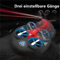 Enbaoxin 3 In 1 Spielzeug Ein Knopf Tumbler Mini-Flugzeug Spielzeug Ferngesteuertes Land Wasser Und Luft Quadcopter Hovercraft -Enbaoxin Verkaufsgeschäft 30746222 03