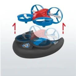 Enbaoxin 3 In 1 Spielzeug Ein Knopf Tumbler Mini-Flugzeug Spielzeug Ferngesteuertes Land Wasser Und Luft Quadcopter Hovercraft -Enbaoxin Verkaufsgeschäft 30746222 06