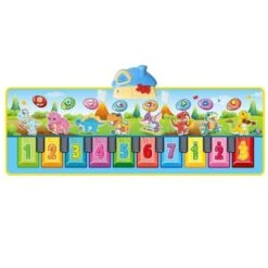 Enbaoxin Musical Decke Fuß Klavier Matte Spielzeug Baby Spielen Multifunktions Tier Stimme Klavier Spielen Kind Frühen Bildung