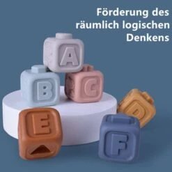 Enbaoxin Weicher Gummiring Weiche Bauklötze Kinderspielzeug Stapelspielzeug Lernbausteine Für Kleinkinder -Enbaoxin Verkaufsgeschäft 30789626 03