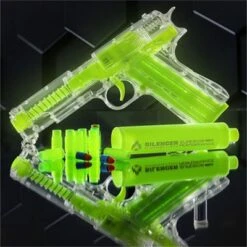 Enbaoxin Leuchtende Muschelauswurf-Soft-Bullet Spielzeug Pistolen Kinder Pistole Fluoreszierende Pistole 10 Enbaoxin Leuchtende Muschelauswurf-Soft-Bullet Spielzeug Pistolen Kinder Pistole Fluoreszierende Pistole -Enbaoxin Verkaufsgeschäft 30789667 05