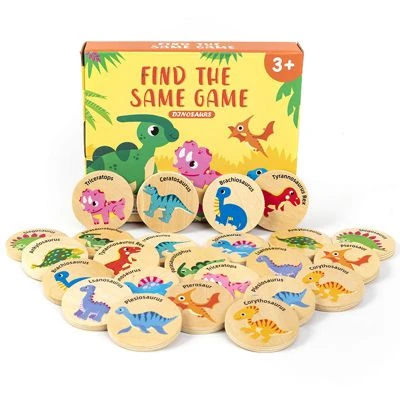 Enbaoxin Finden Die Gleiche Dinosaurier Jigsaw Puzzle Kinder Speicher Baby Pädagogisches Holz Spielzeug Für Kinder 1 Enbaoxin Finden Die Gleiche Dinosaurier Jigsaw Puzzle Kinder Speicher Baby Pädagogisches Holz Spielzeug Für Kinder