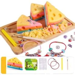 Enbaoxin Regenbogenseife Käse-Blind Box Spielzeug Regenbogen Seife DIY Käse Blind Box Ausgraben Spielzeug