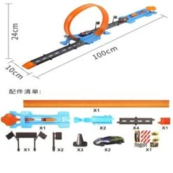 Enbaoxin Kinderspielzeug Kleine Autos Metall-Rennbahn Legierung(zufällige Farbe Des Autos) Kinder-Katapultbahn-Auto (zufällige Farbe Des Autos) -Enbaoxin Verkaufsgeschäft 30789734 05