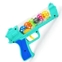 Enbaoxin Elektrische Transparent Getriebe Gun Spielzeug Simulation Sound Und Dazzling Lichter Spielzeug Für Kinder